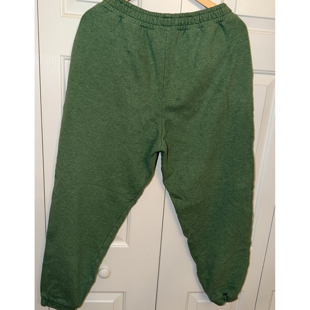 Gymshark Men's Green Essential Oversized Sweatpants Jogger Tapered Size Medium